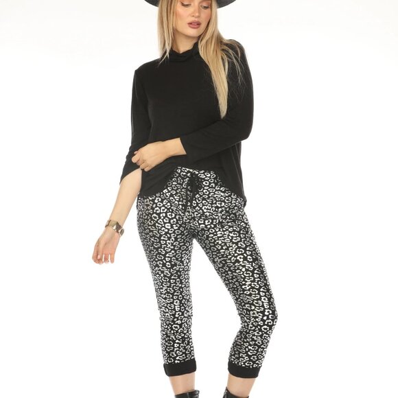 Black Turtle Neck Cozy Sweater Top - Picture 6 of 11